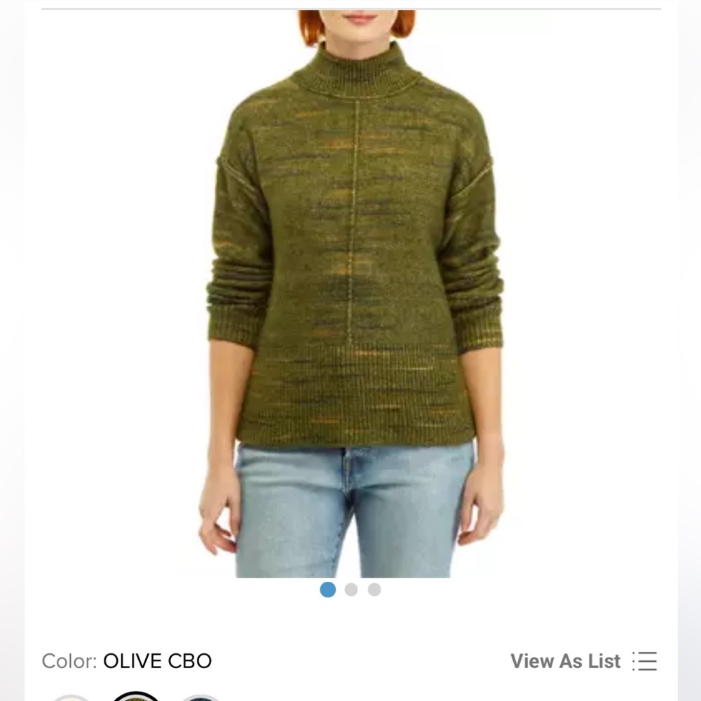 Wonder Space Dye mock neck sweater. Worn about 3x. 64.50 retail